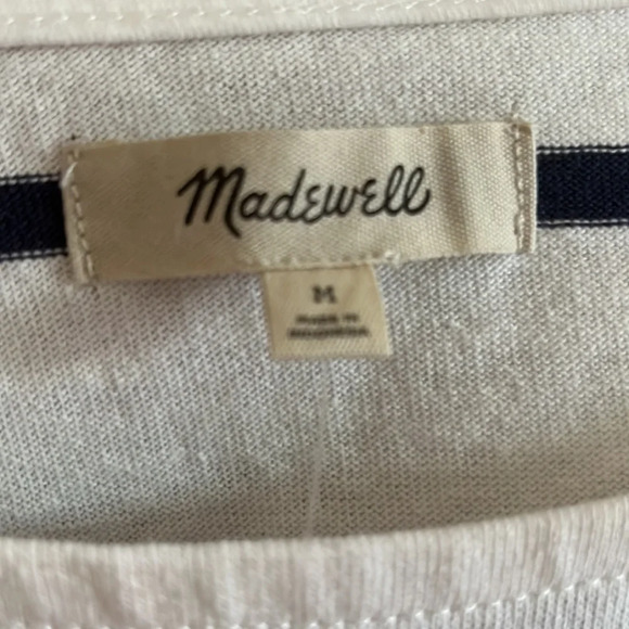 NWT Madewell Cropped Cotton Shirt Size Me - Picture 4 of 7